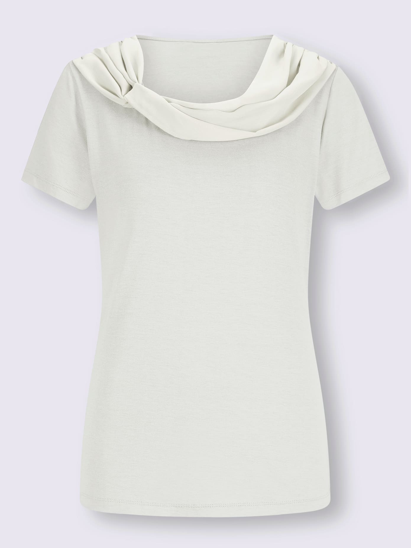 T-shirt à encolure ronde convient aux tenues professionnelles et de loisirs