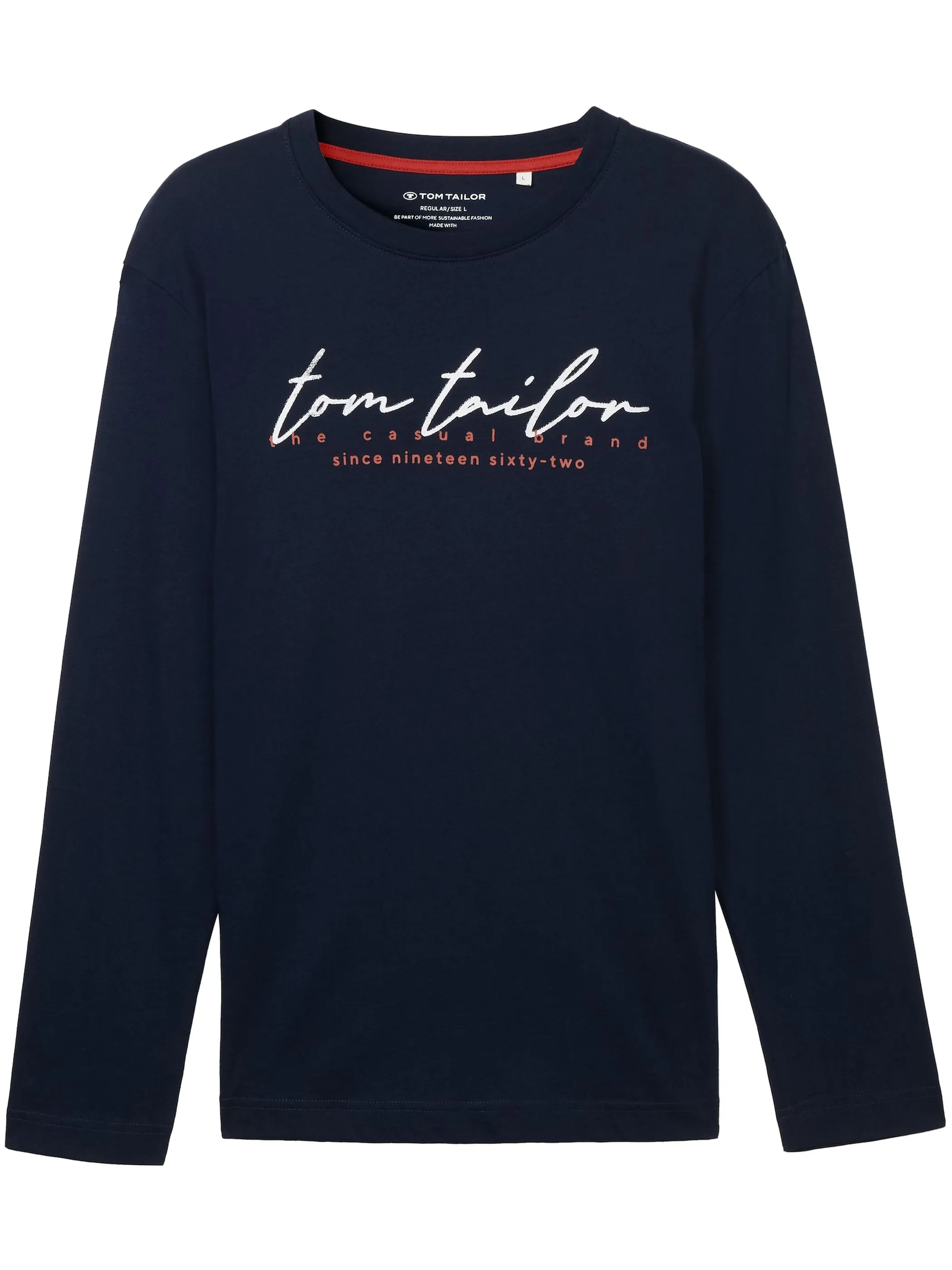 Tom Tailor Herren Langarm-Shirt
