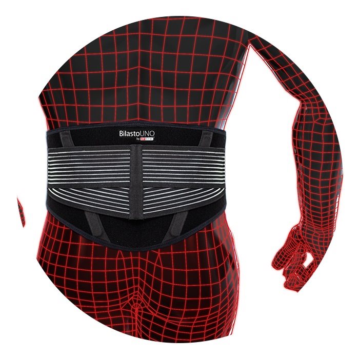 BILASTO Uno Rückenbandage<br>1 Stück, S-XL, mit Power Straps