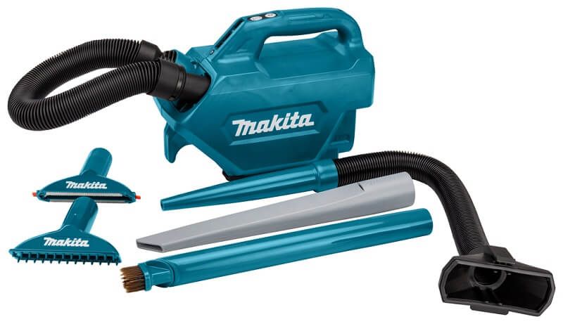 Makita DCL184Z 18V Li-ion accu autostofzuiger body incl. 5 blaas- en zuigmonden