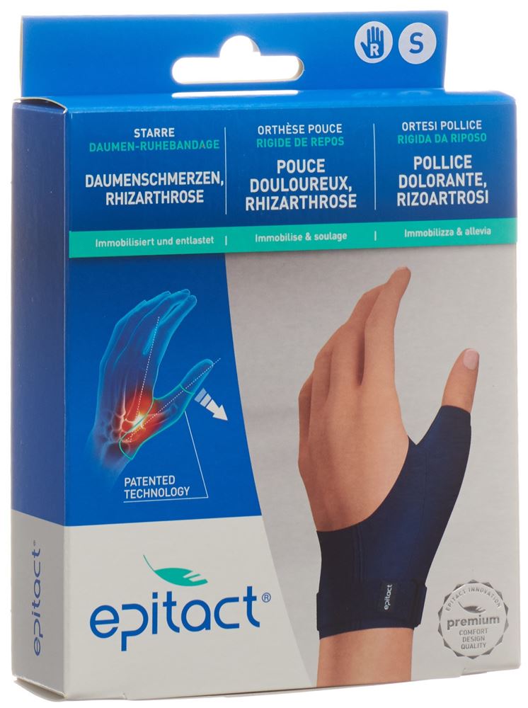 Epitact starre Daumen-Ruhebandage S rechts 1 Stk
