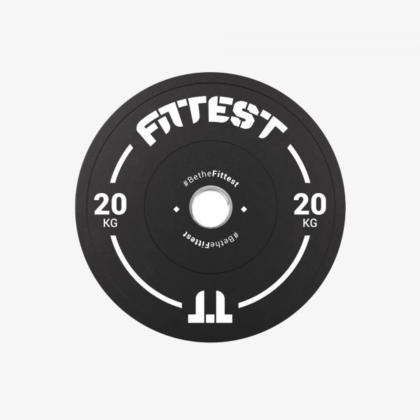 Fittest Bumper Preto 3.0 / 20kg - BMPP20