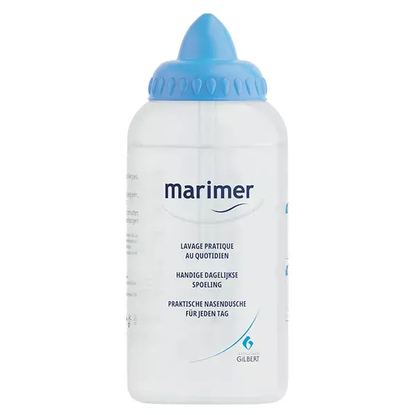 Marimer Kit Lavage Nasal grand volume + 30 Sachets de Solution Saline