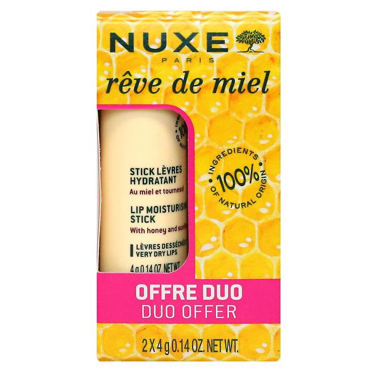 Rêve de miel stick lèvres hydratant 2x4g