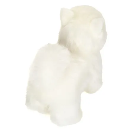 Teddy Hermann Zwergspitz weiß stehend 35 cm
