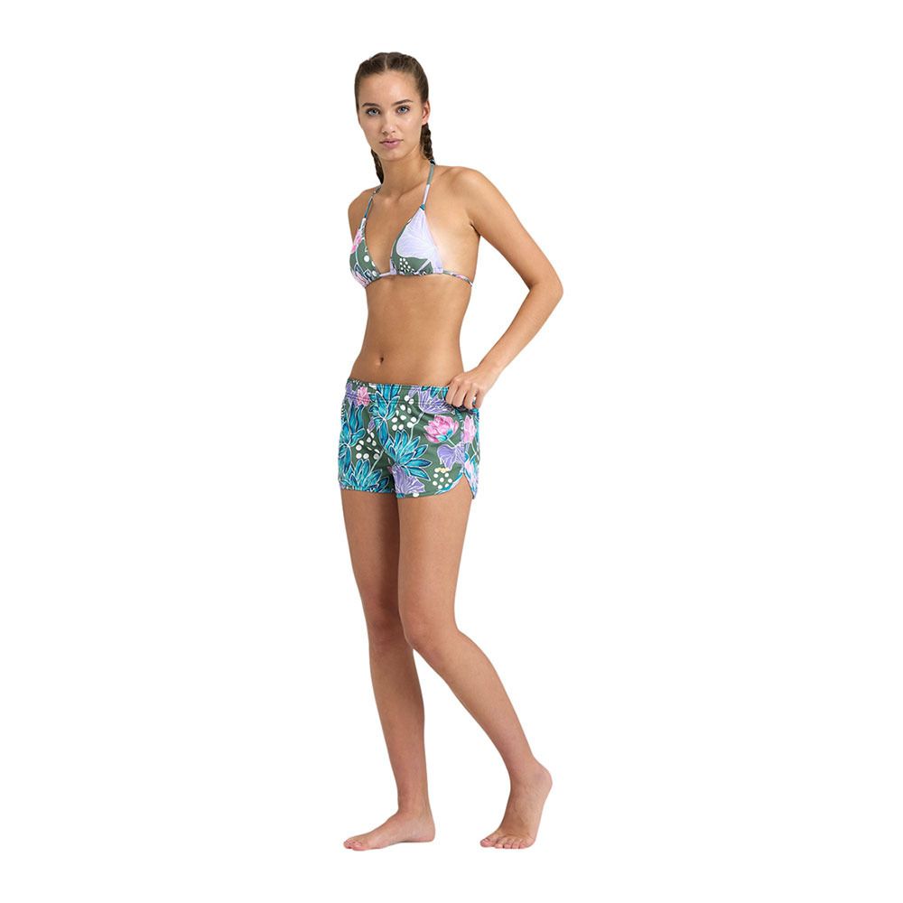 Arena ALLOVER - Short de bain Femme jade multi