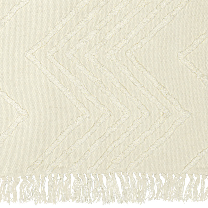 Tapis coton 'Elie' écru