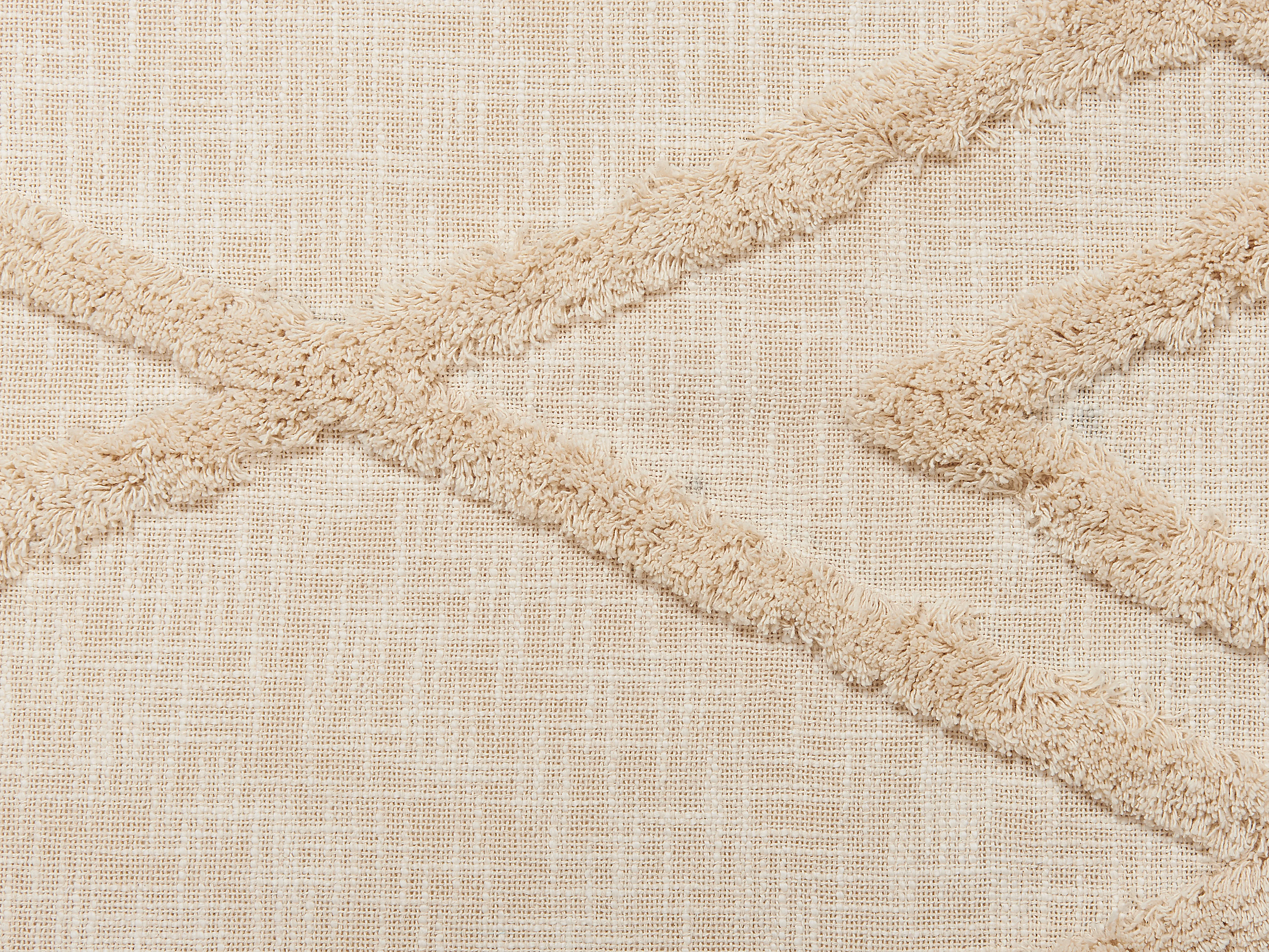 Plaid MORBI Katoen 130 x 180 cm Beige