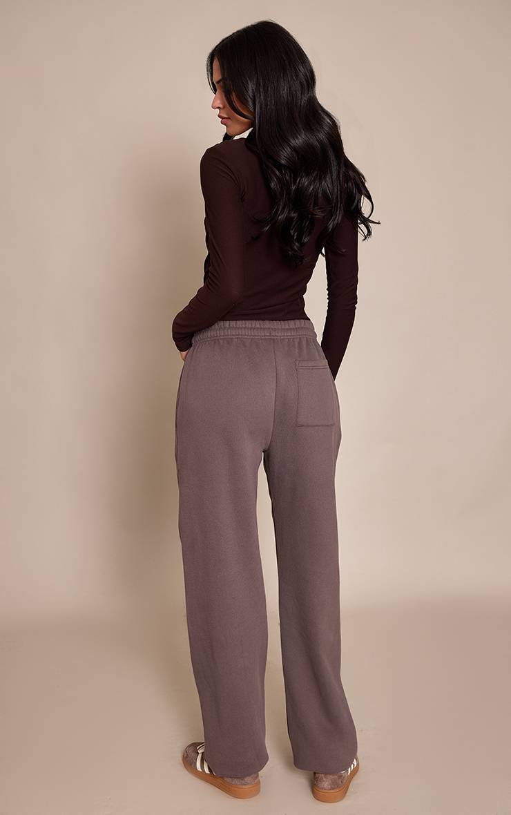 Charbon Pantalon De Jogging À Revers Pour Grande Taille Chiné