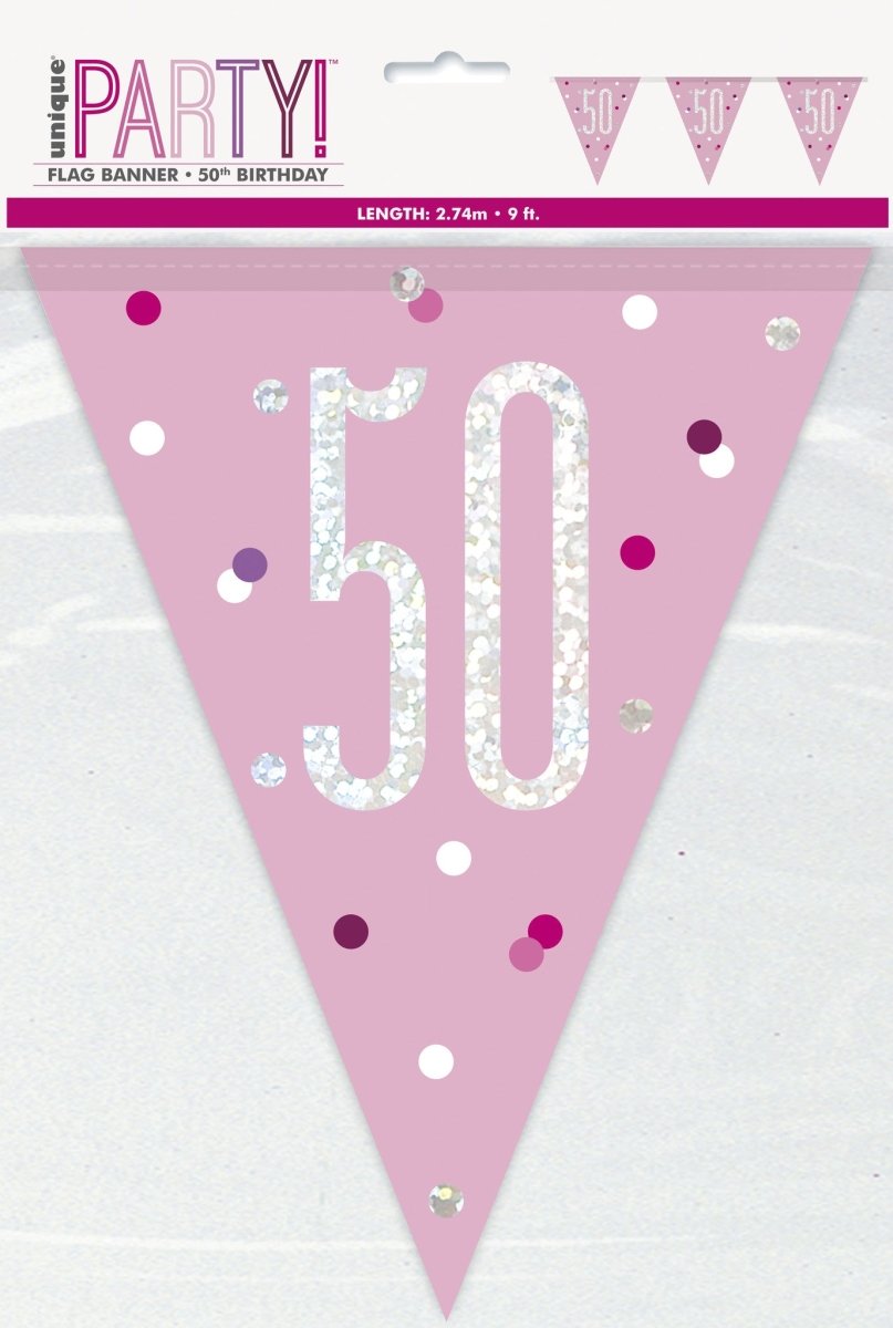 Slingers 50 Jaar Roze 2,74m