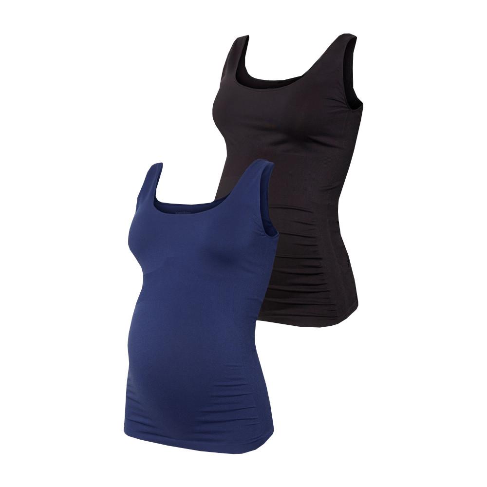 Mamalicious Débardeur Noir/Bleu Femme Mamalicious Heal