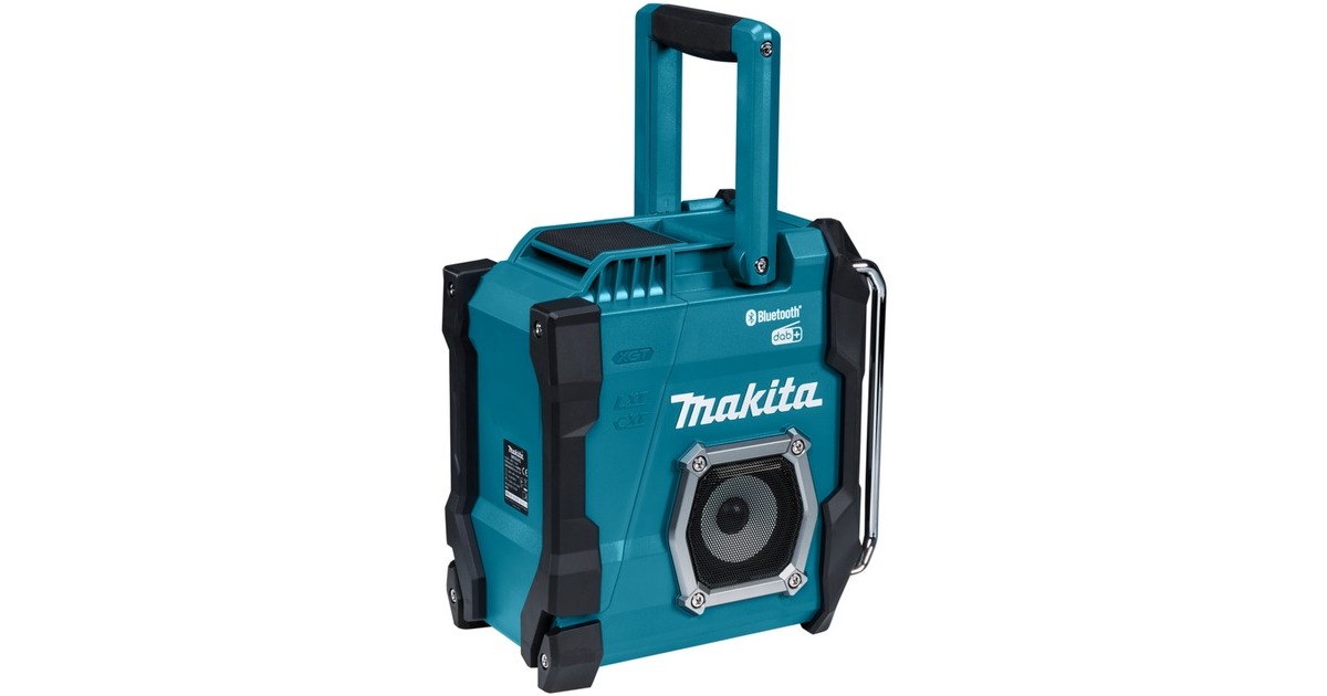 MakitaBouwradio FM DAB/DAB+ Bluetooth MR004GZ | 12V-40V max  (Blauw, In doos, accu's en lader niet inbegrepen)