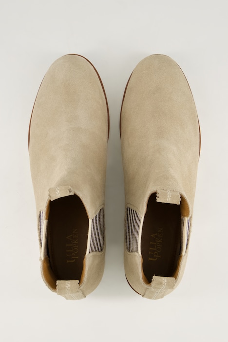 Chelseaboots, Stretcheinsatz, Streifenoptik, Weite H