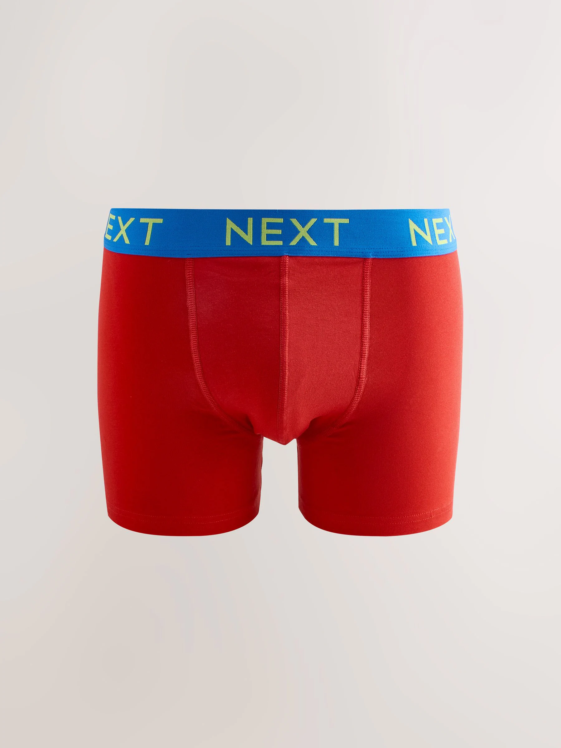Marineblauw fel Paarse/ Oranje taillebanden - Katoenrijke trunk boxershorts verpakking van 10