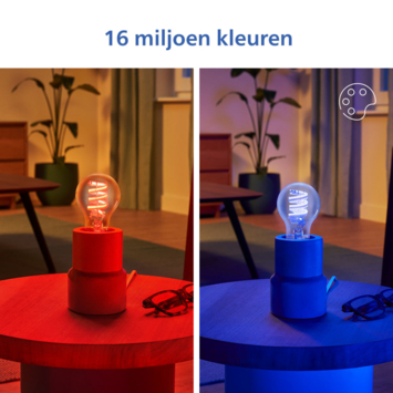 Philips Smart LED globe E27 6.3W filament helder