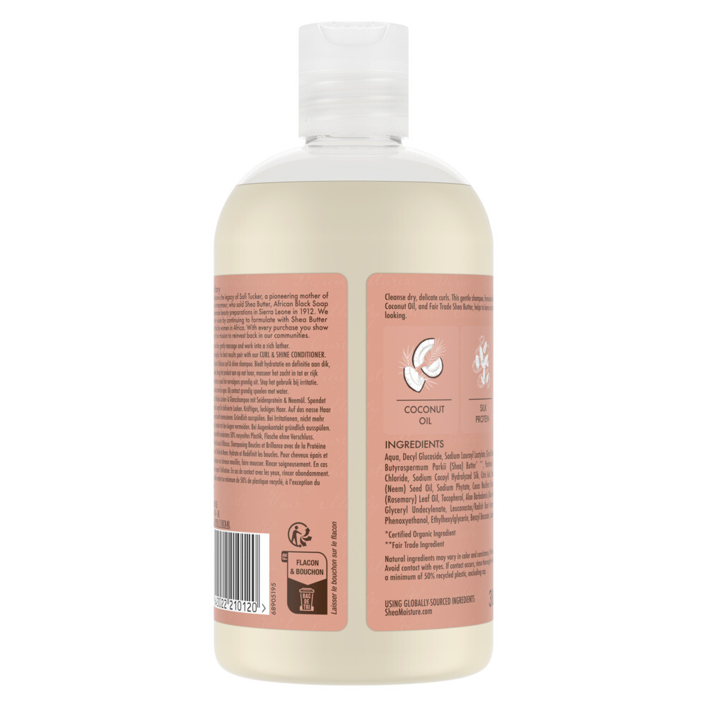 Shea Moisture Coconut & Hibiscus Curl & Shine Shampoo384 ml