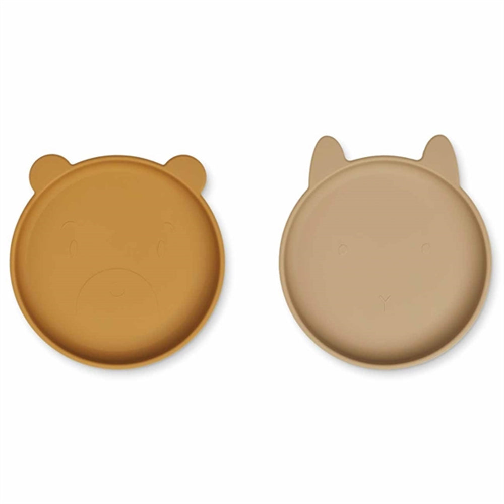 Olivia Plate 2-Pack Golden Caramel Oat Mix - LieWood