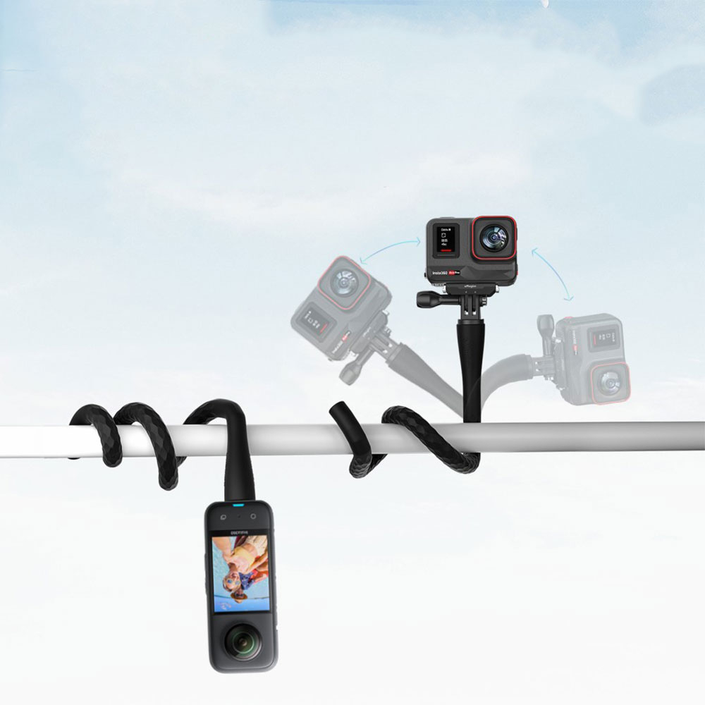 Flexibler Universal Aluminium Octopus Mount für GoPro / Kameras mit 360° (510mm) - Schwarz