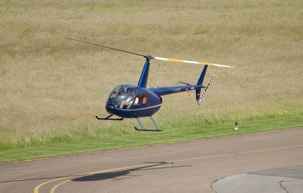 Hubschrauber-Rundflug in Egelsbach bei Frankfurt am Main als Geschenk