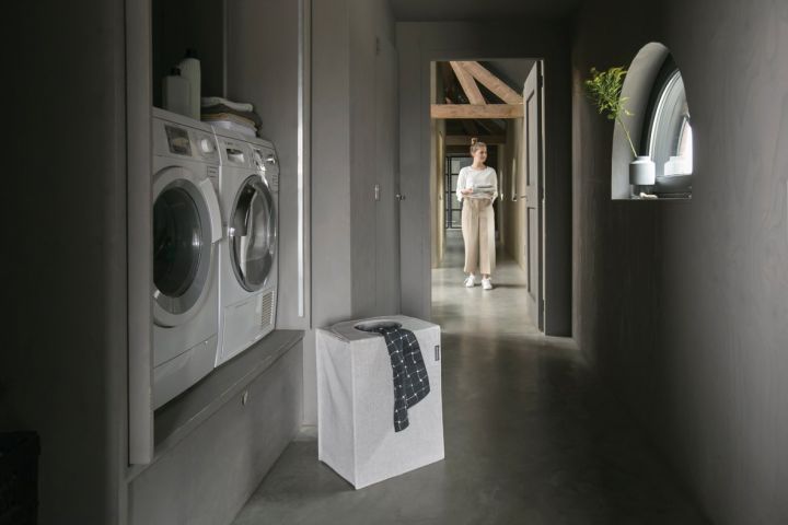 Wastas rechthoekig, 55 liter - Grey