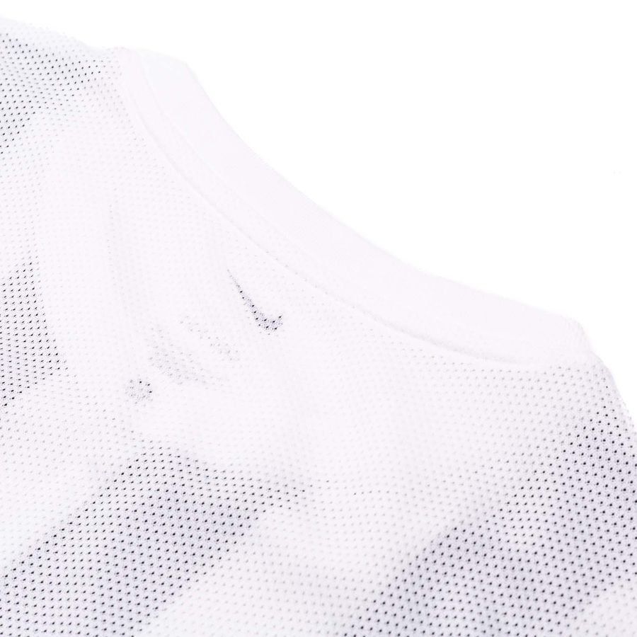 Nike Maillot Dri-FIT Striped Division IV - Blanc/Noir Femme