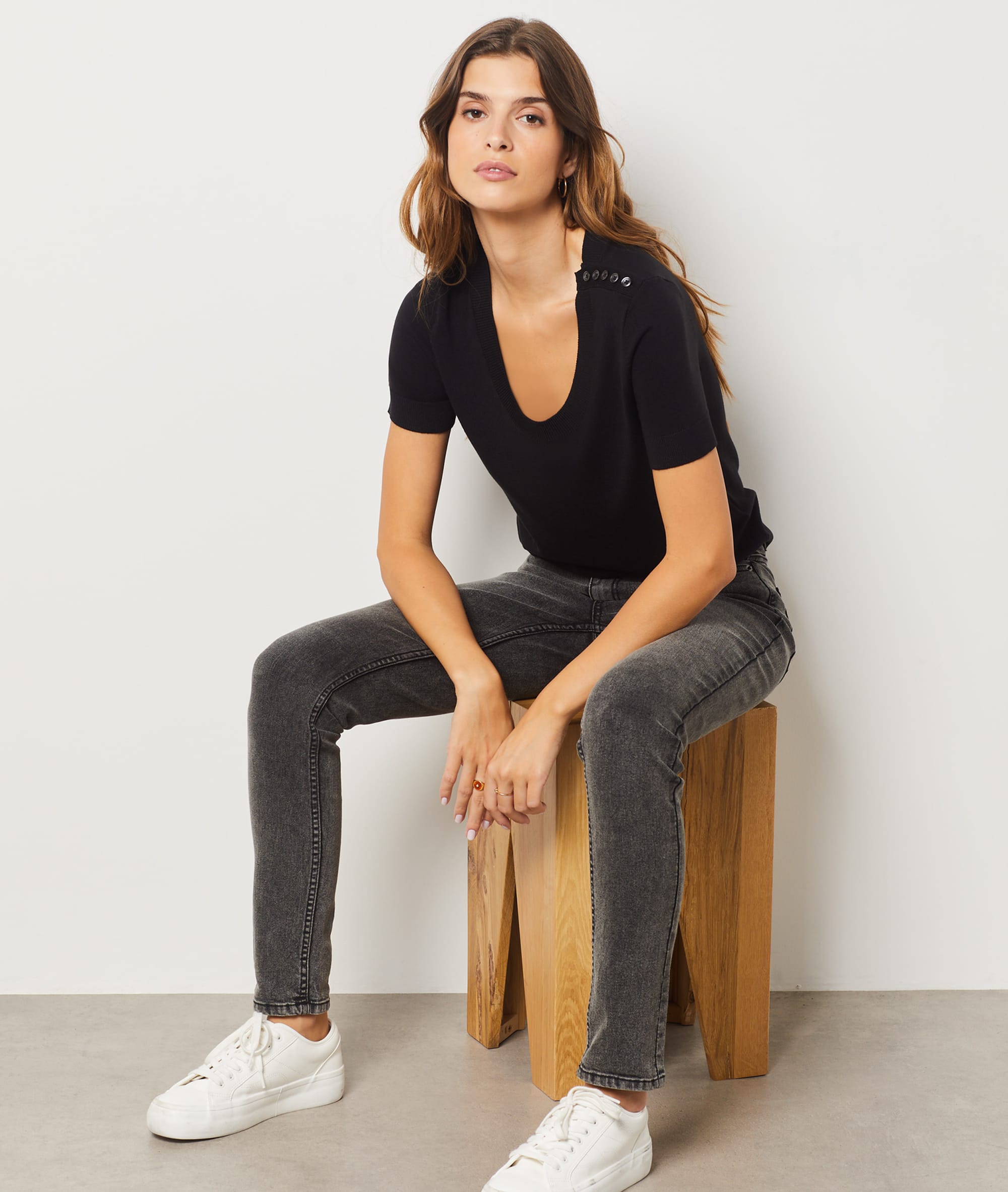 Pull manches courtes