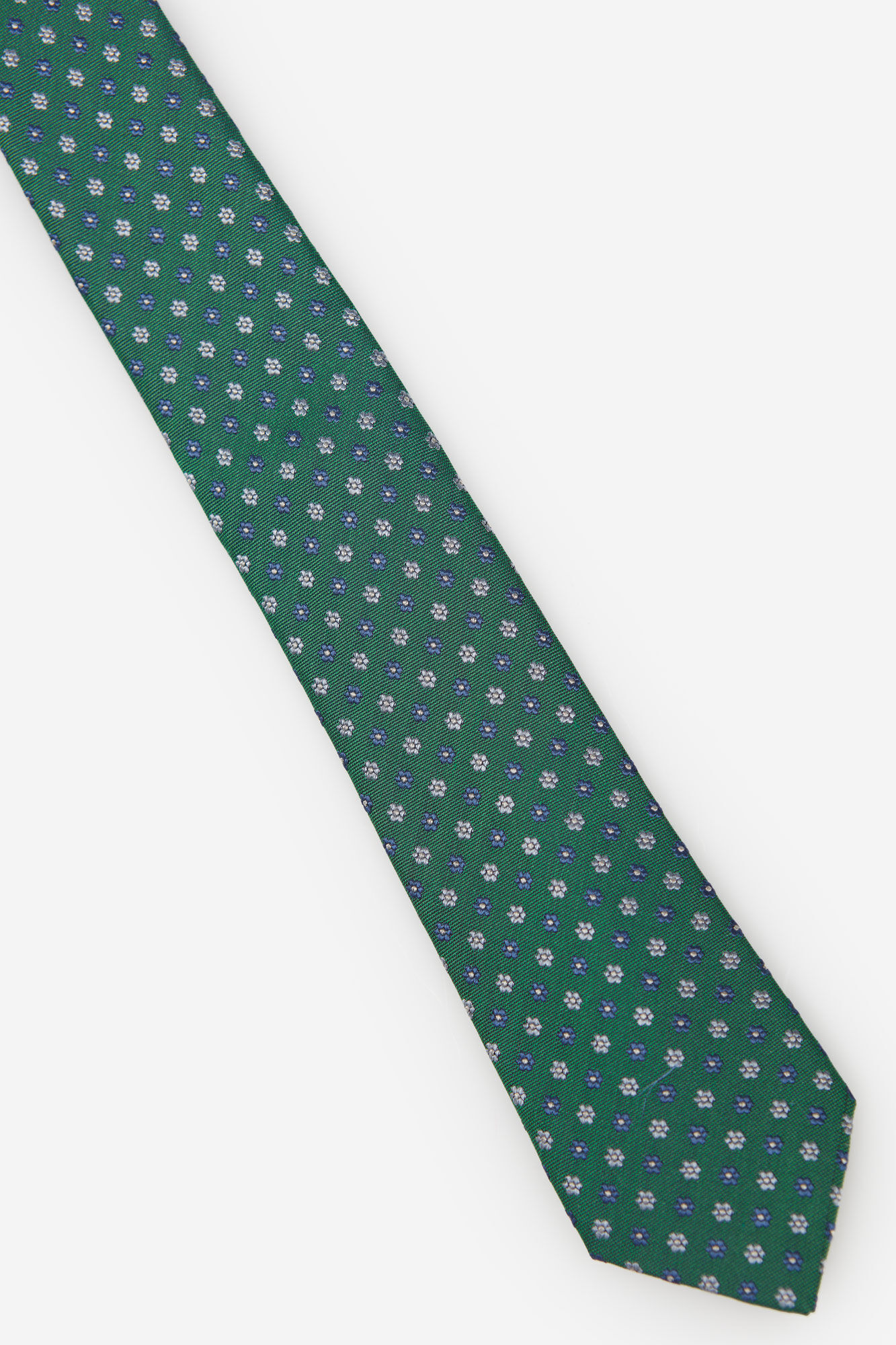 Desenho de gravata de seda - Verde