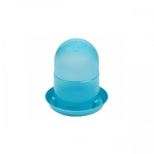 bebedouro para pintinhos azuis