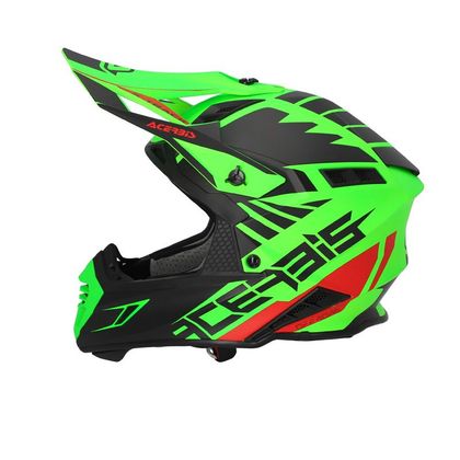 Casque cross Acerbis X-TRACK VTR ECE 2206 2023 - Vert / Noir