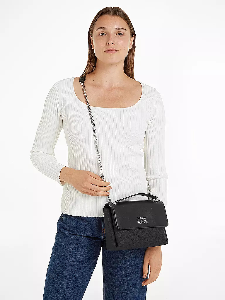 CALVIN KLEIN Tasche - Umhängetasche RE-LOCK schwarz
