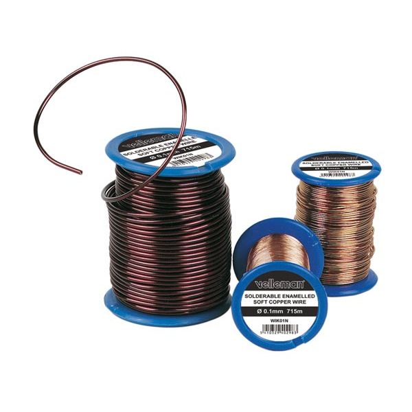 Velleman Bobine De Cobre Ø0.2mm 178m 97 Ohm - WIK02N