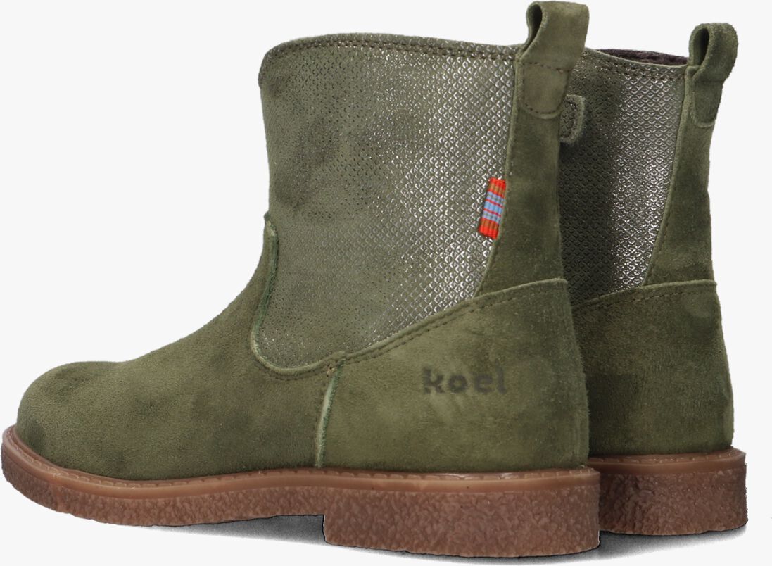 KOEL4KIDS groene koel4kids enkellaarsjes 11m003
