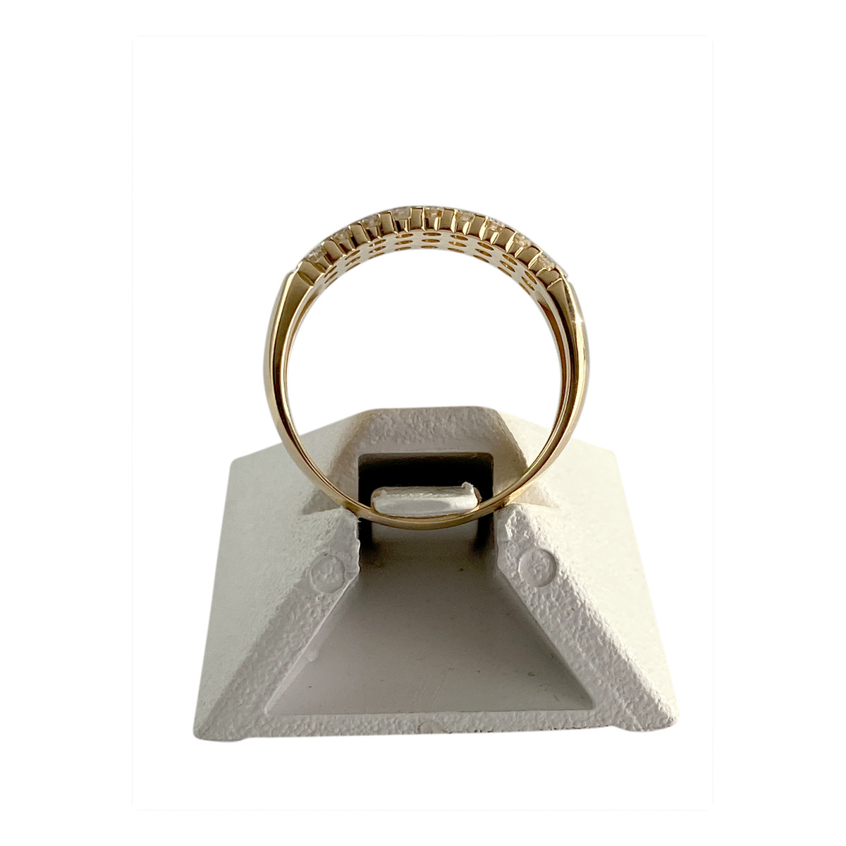 Bague d'occasion or 750 jaune diamants