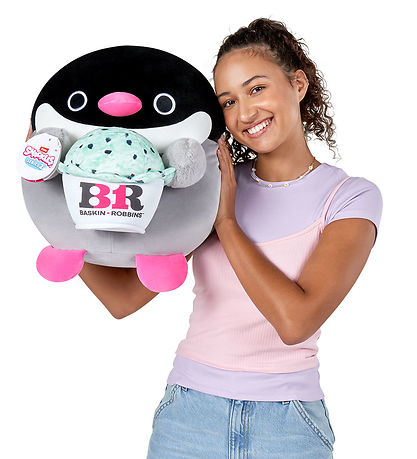 Snackles Kuscheltier - 35 cm - Der Pinguin Penelope m. Baskin Ro