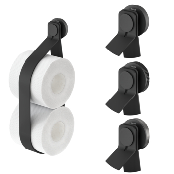 Tiger Orion Reserverolhouder hangend - Zwart