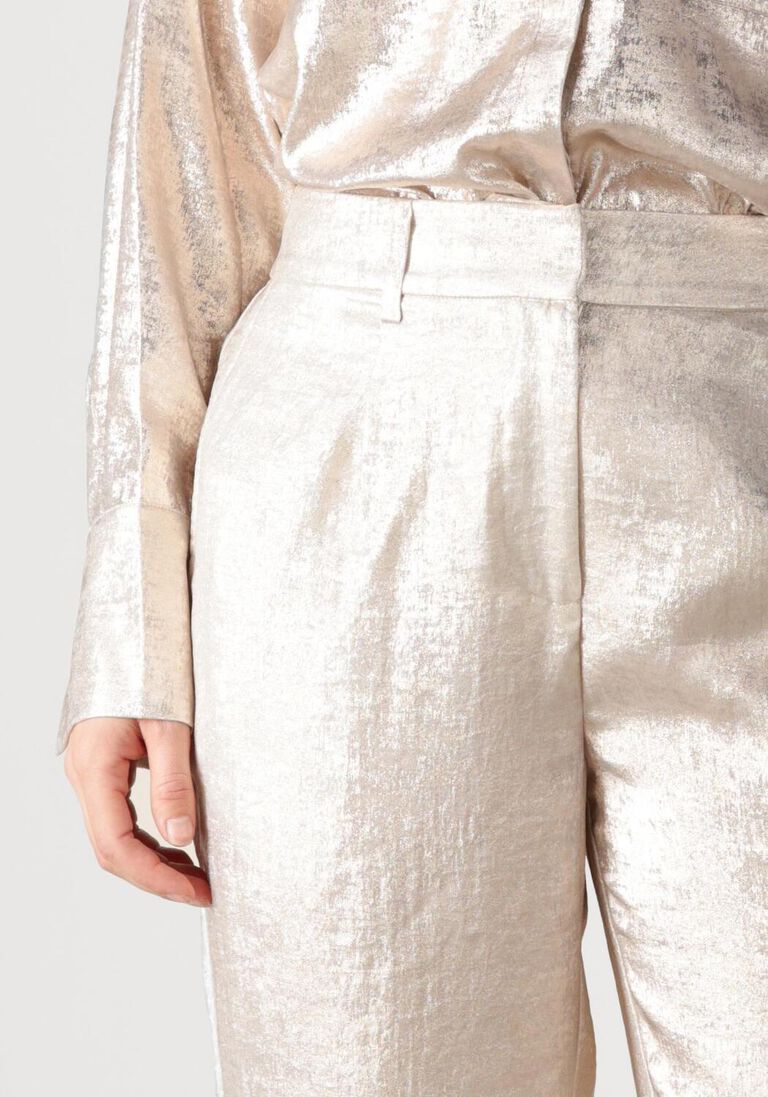 gouden dante6 pantalon charm metallic pants
