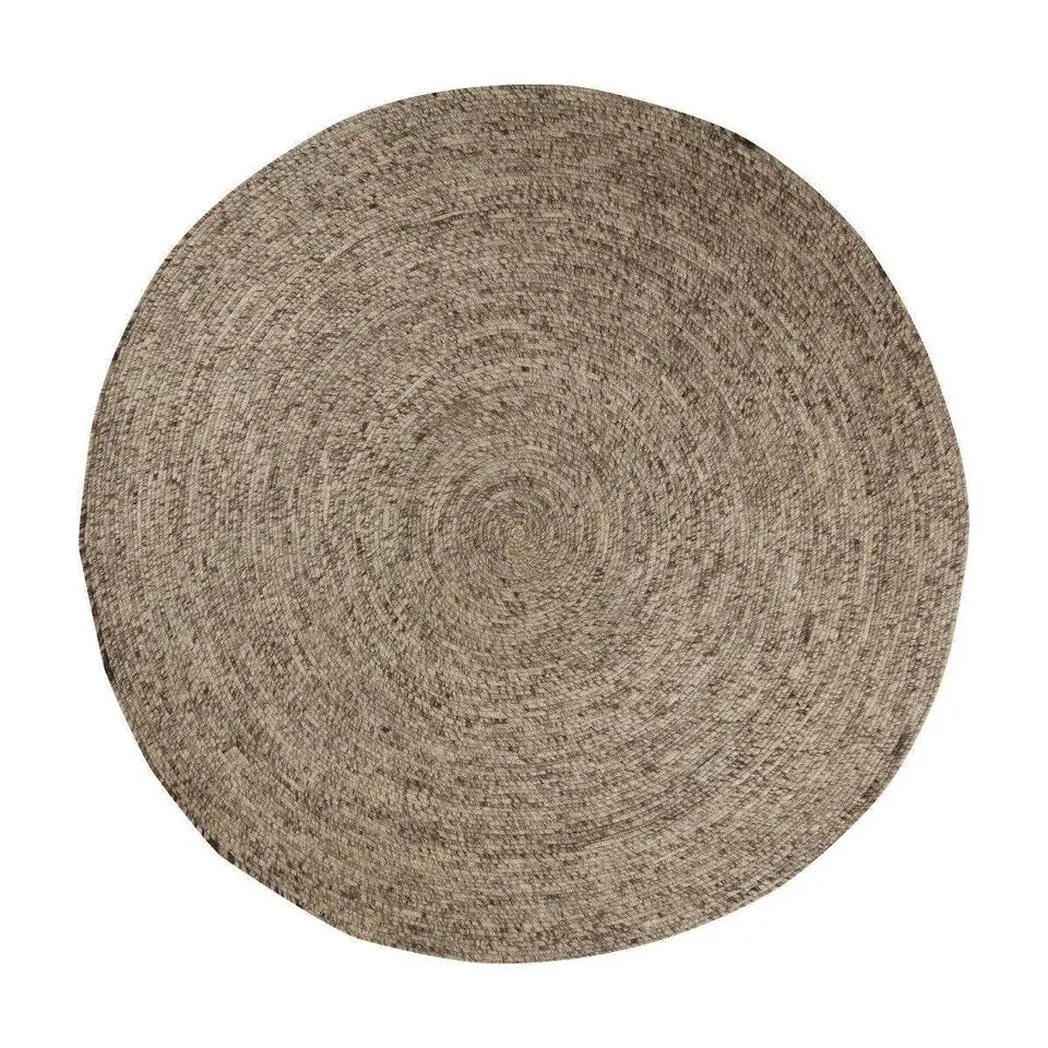 Interieur05 rond vloerkleed Gapo grijs - 220 x 220 cm