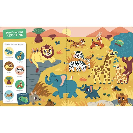 Cherche et Trouve des tout-petits   La jungle et la savane        de               AUZOU