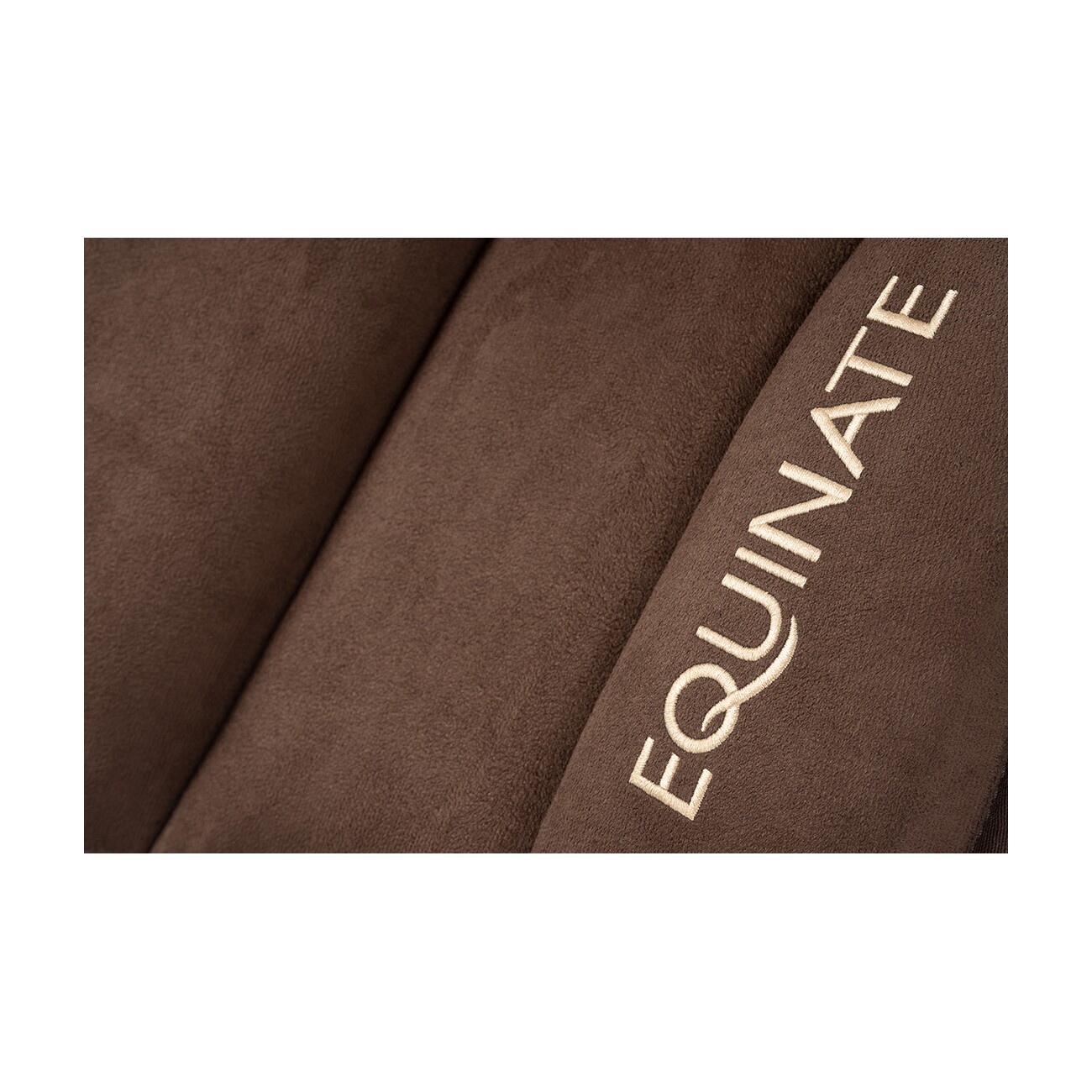Equinate Reitpad Hamilton aus synthetischem Wildleder braun S
