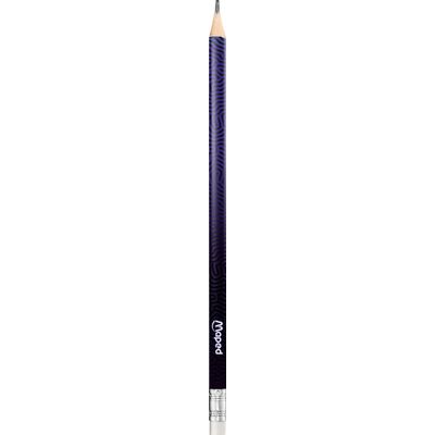 Maped Deepsea Paradise - Crayon graphite HB (40% de matière recyclée) - embout gomme - disponible dans différentes couleurs