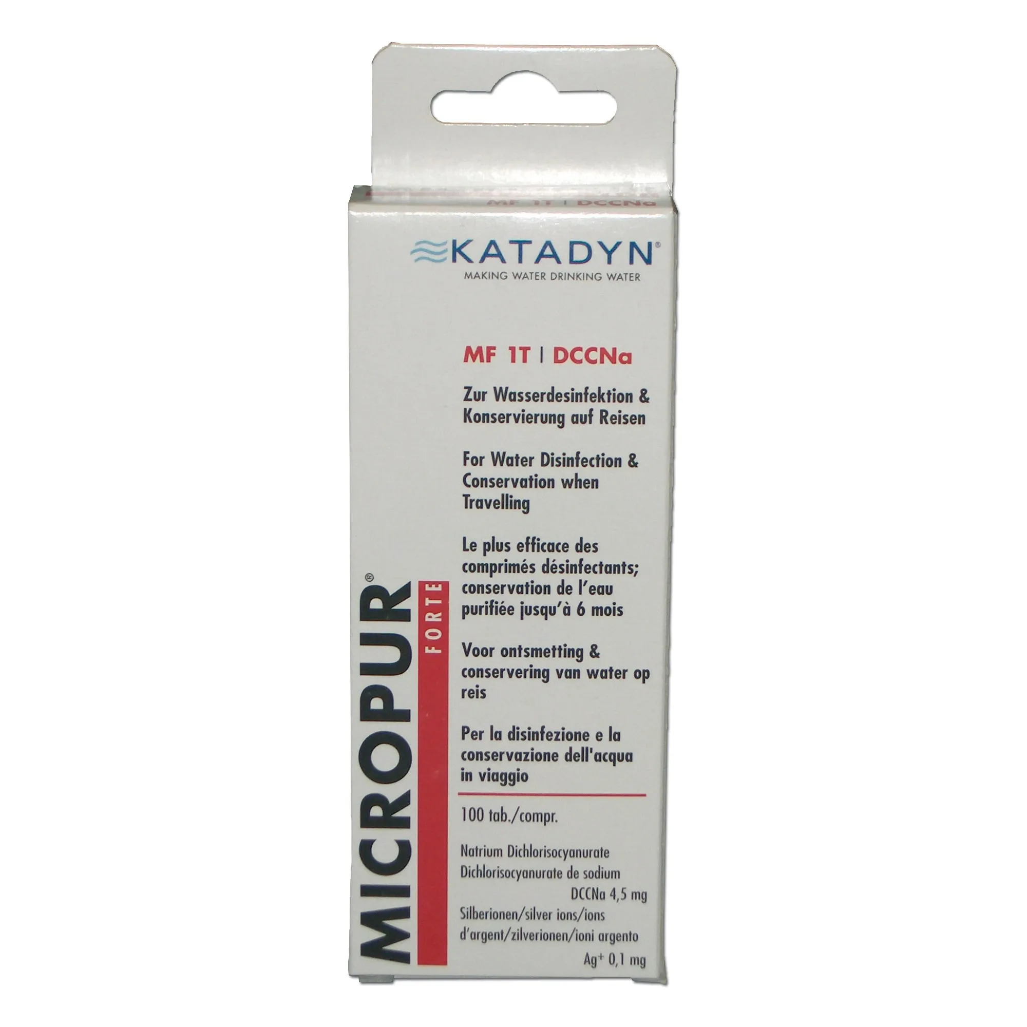 Katadyn -  Tabletten Micropur Forte MF 1T 100 Stk.