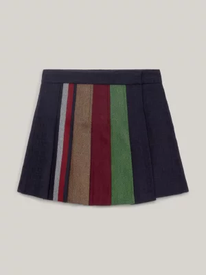 Saia curta envelope listrada Tommy x Pendleton New York