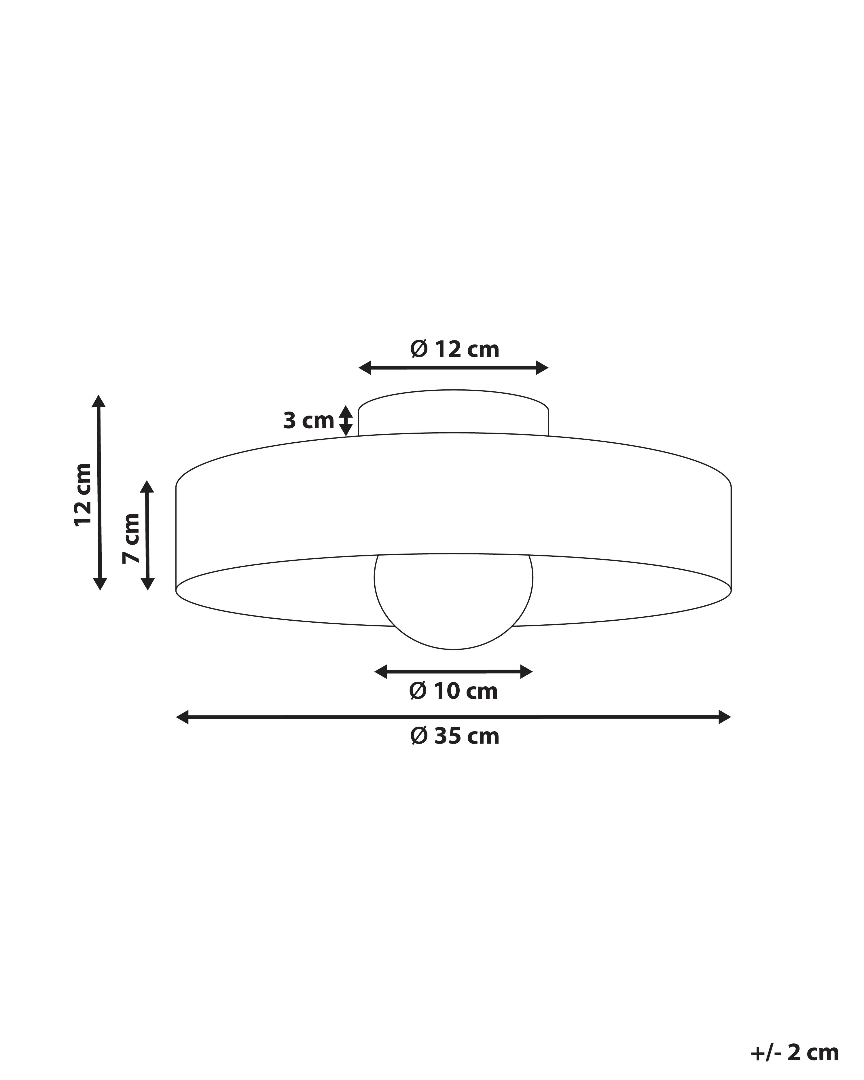 Plafondlamp LUGUSE Glas Wit