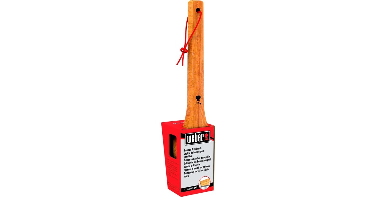 WeberReinigingsborsel bamboe grillreinigingsborstel  (30 cm)