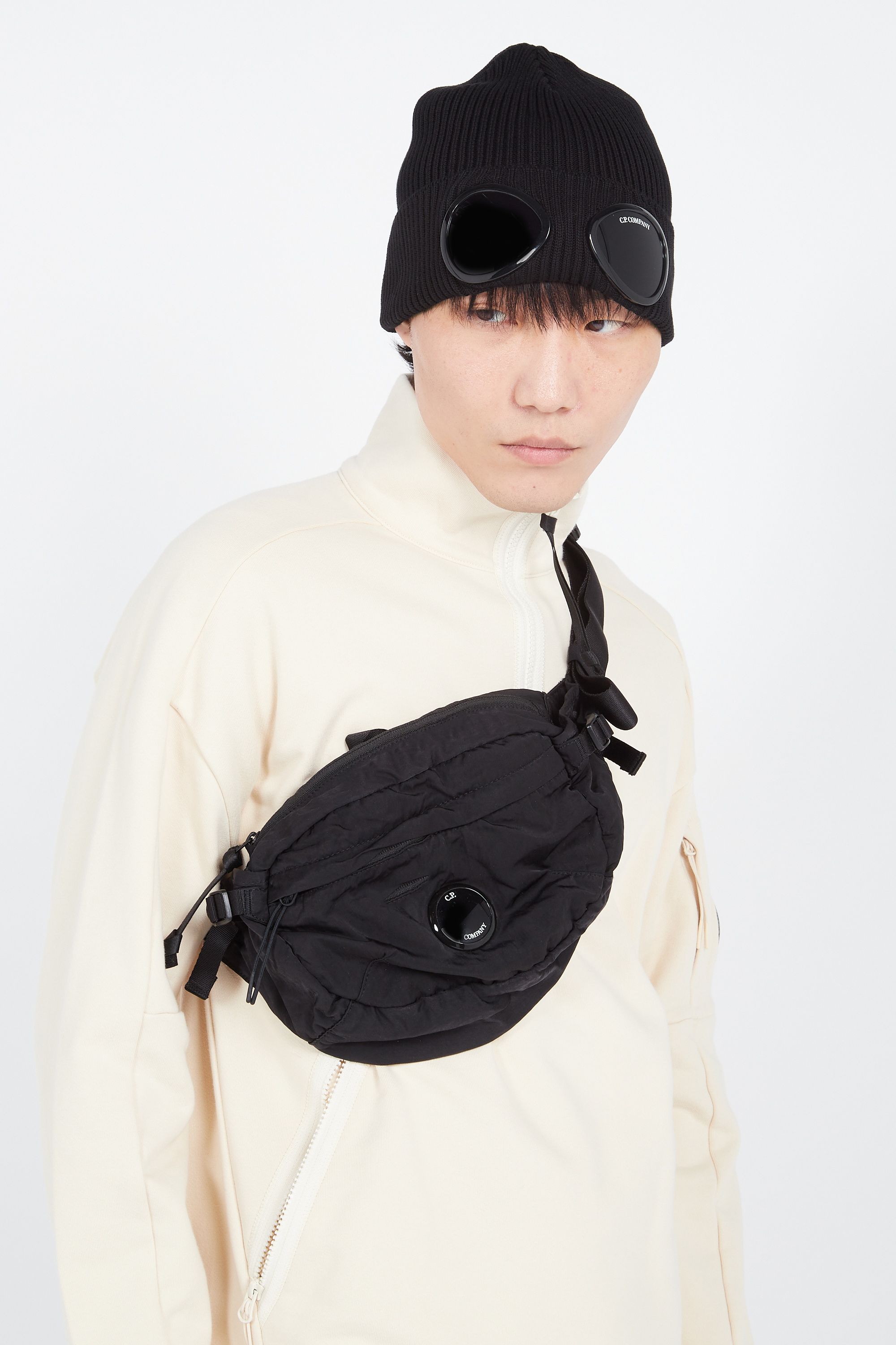 C.P. COMPANY Sac bandoulière  NYLON B CROSSBODY PACK Noir