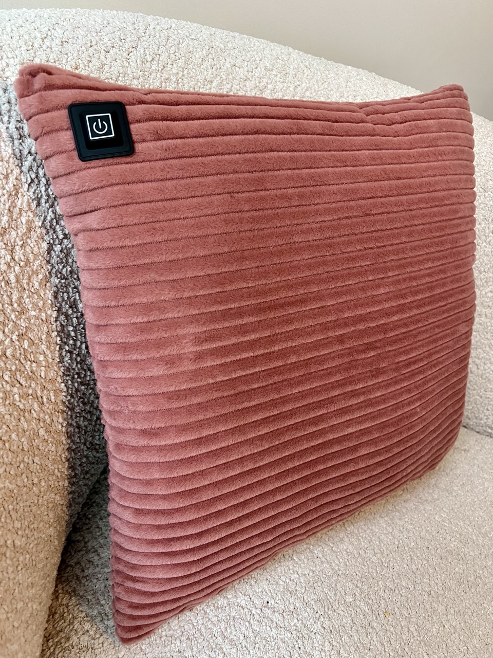 Warmpi fluweel warmtekussen - Rib Pink