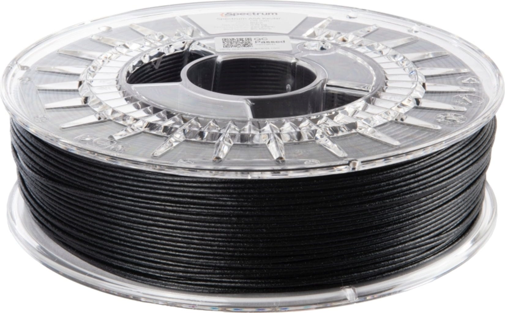 Spectrum  ASA Kevlar Black, 1,75 mm / 750 g    Beständiges Filament mit mattem Finish