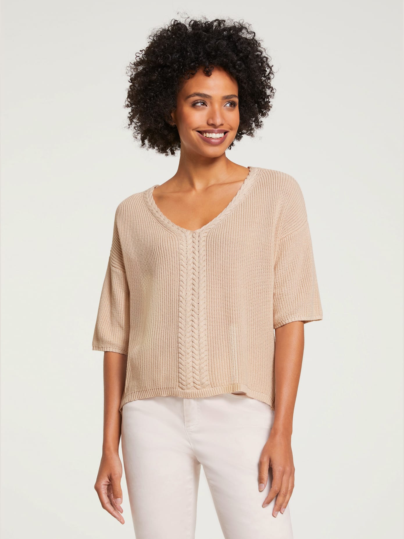 Pull superbe mélange tricoté