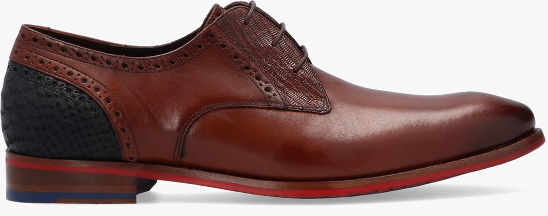 FLORIS VAN BOMMEL cognac floris van bommel nette schoenen 18107