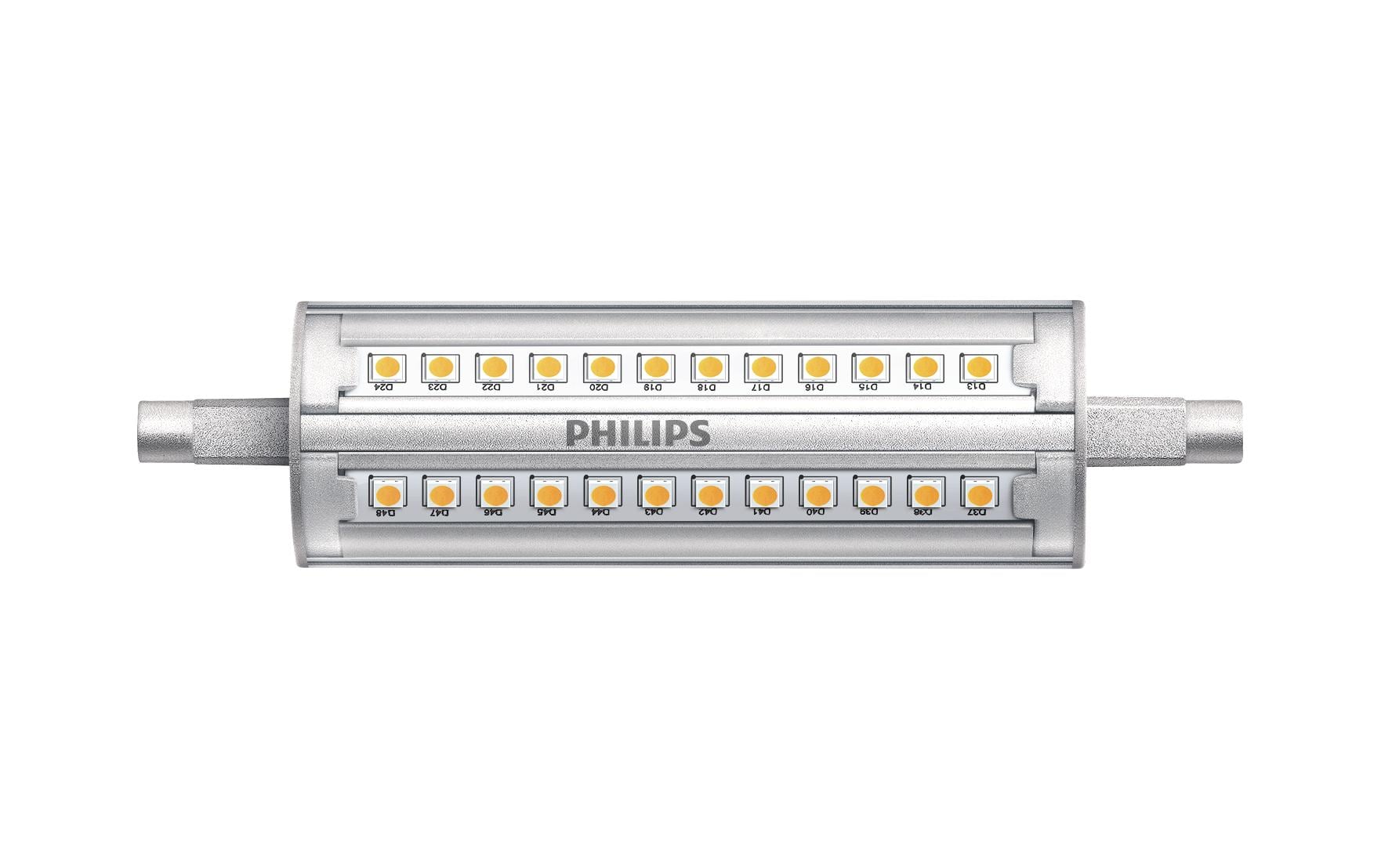 Lampe CorePro LED linear R7S 118mm 14-100W 830 DR7s-Leuchtmittel, 14 W mit 3000 K